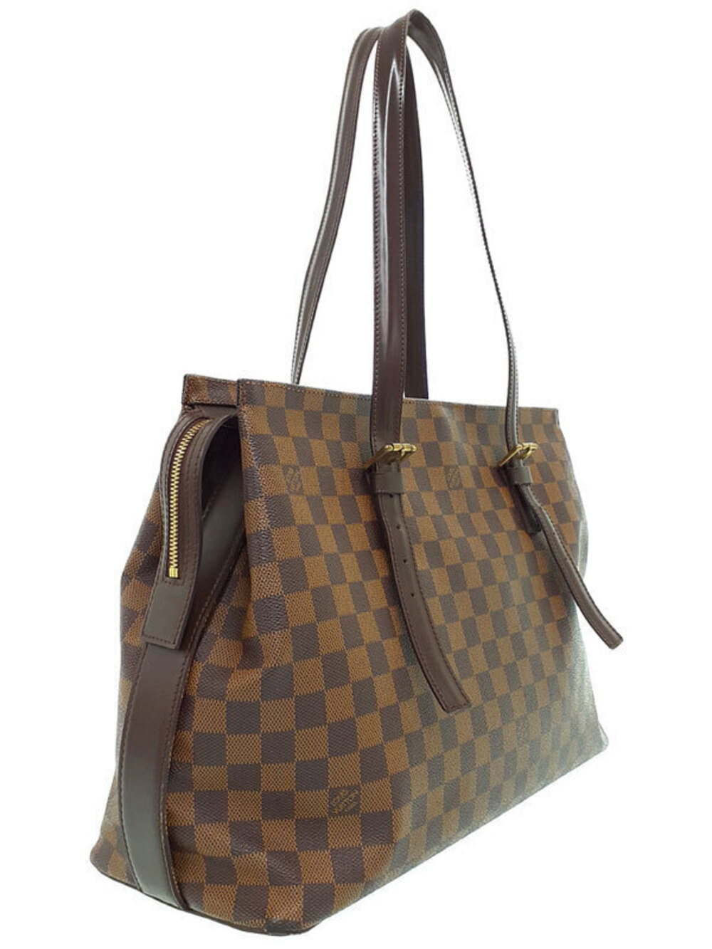 Louis Vuitton Chelsea Tote Damier Bag Brown